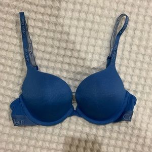 Blue Calvin Klein 34b Bra